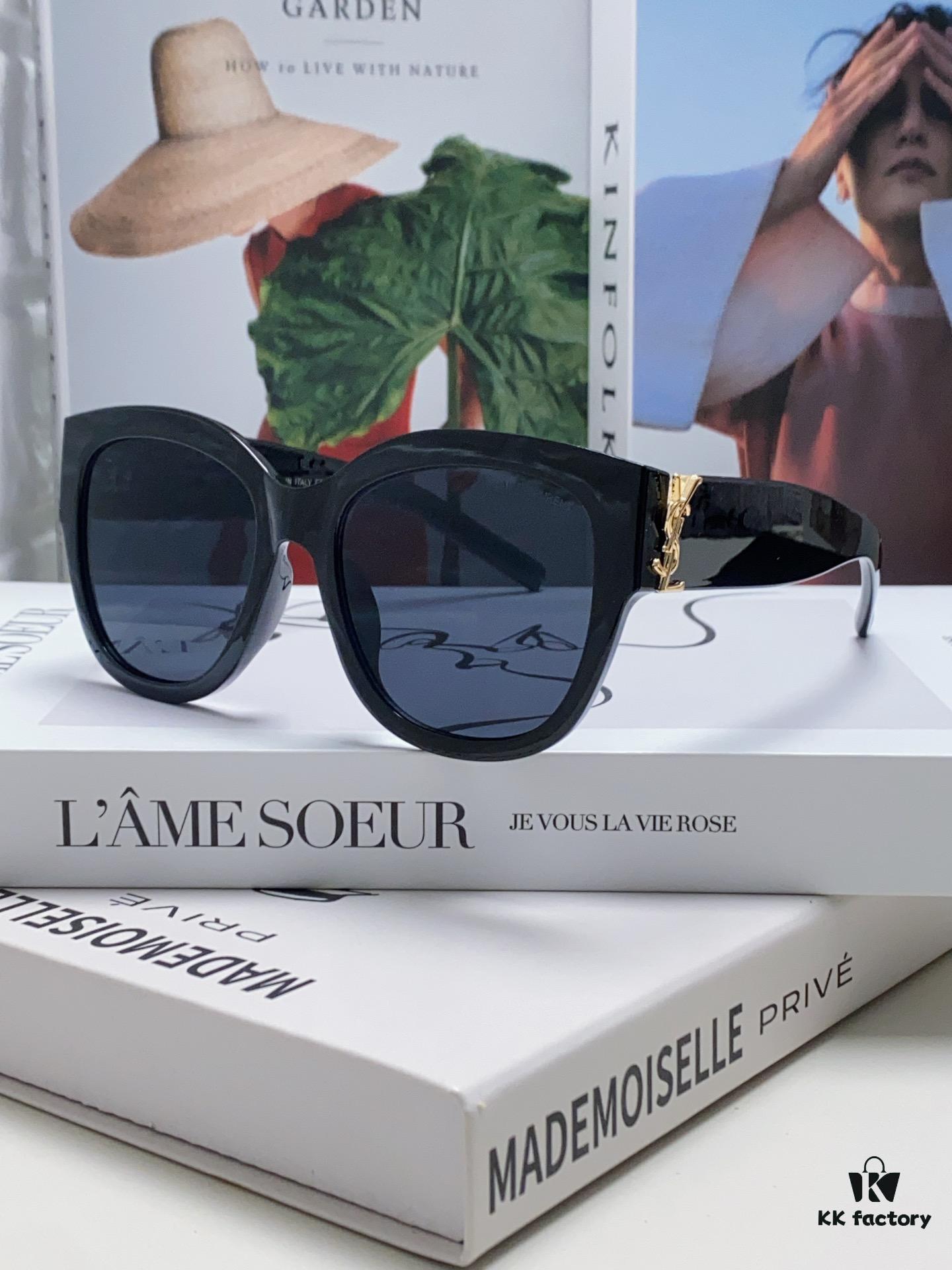 YSL Saint Laurent Unmissable Item, True-to-Original Color, Visibly Superior Quality, SL M95 Eyeglasses Sunglasses