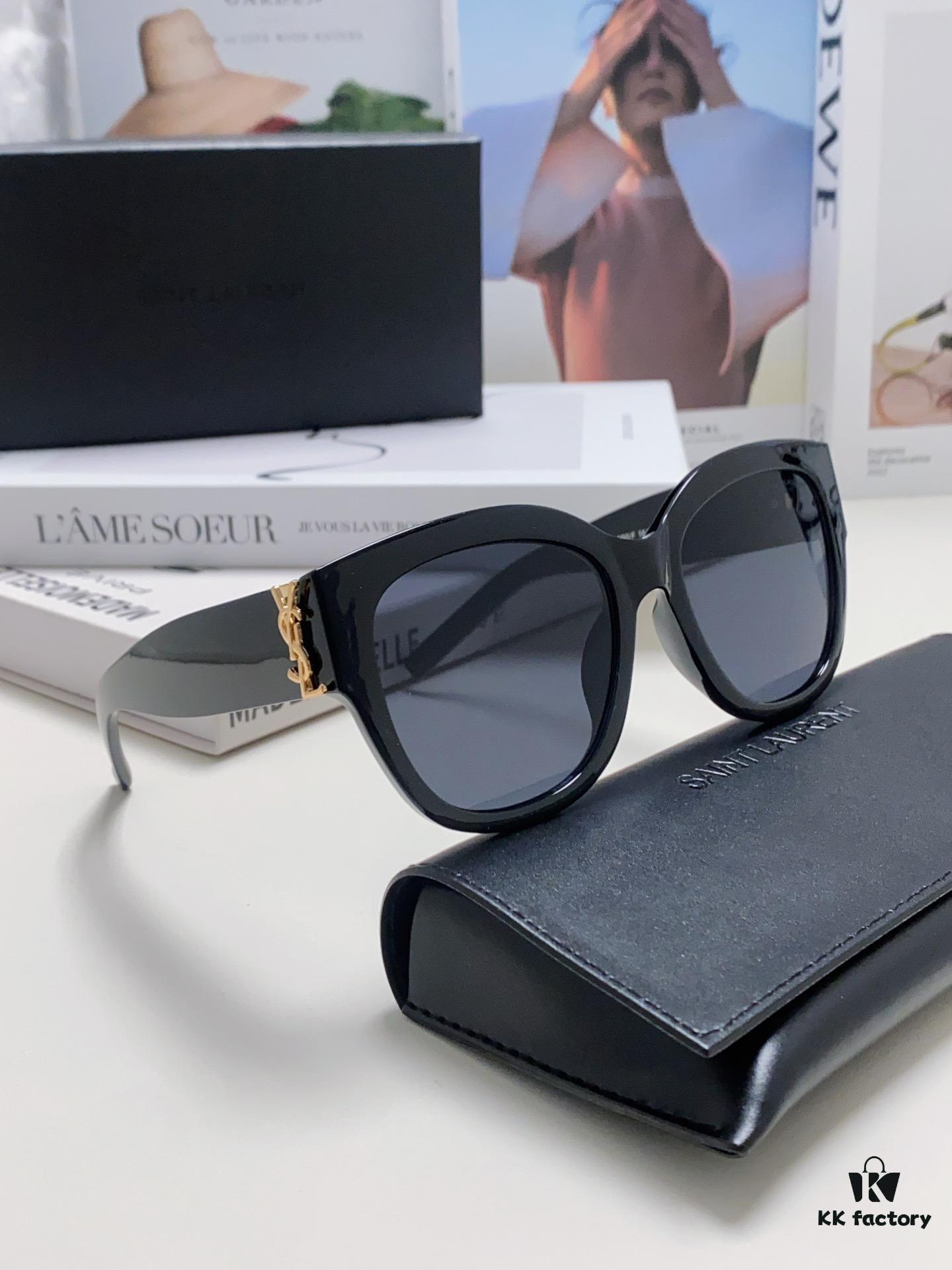 YSL Saint Laurent Unmissable Item, True-to-Original Color, Visibly Superior Quality, SL M95 Eyeglasses Sunglasses