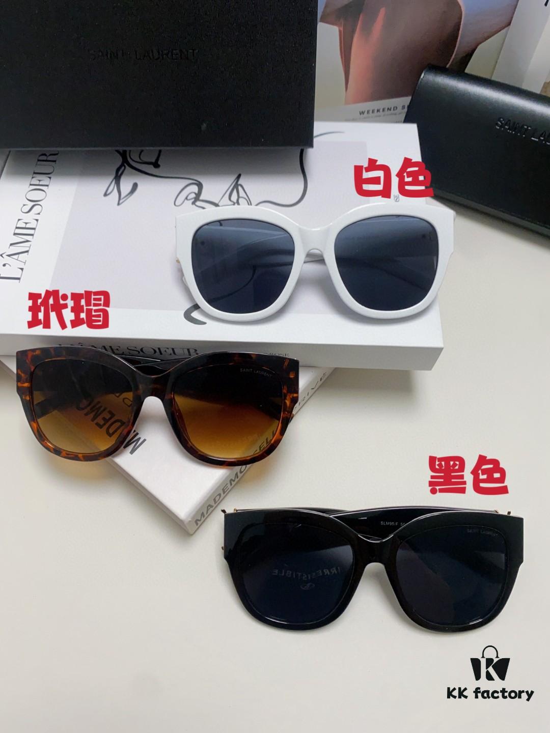 YSL Saint Laurent Unmissable Item, True-to-Original Color, Visibly Superior Quality, SL M95 Eyeglasses Sunglasses