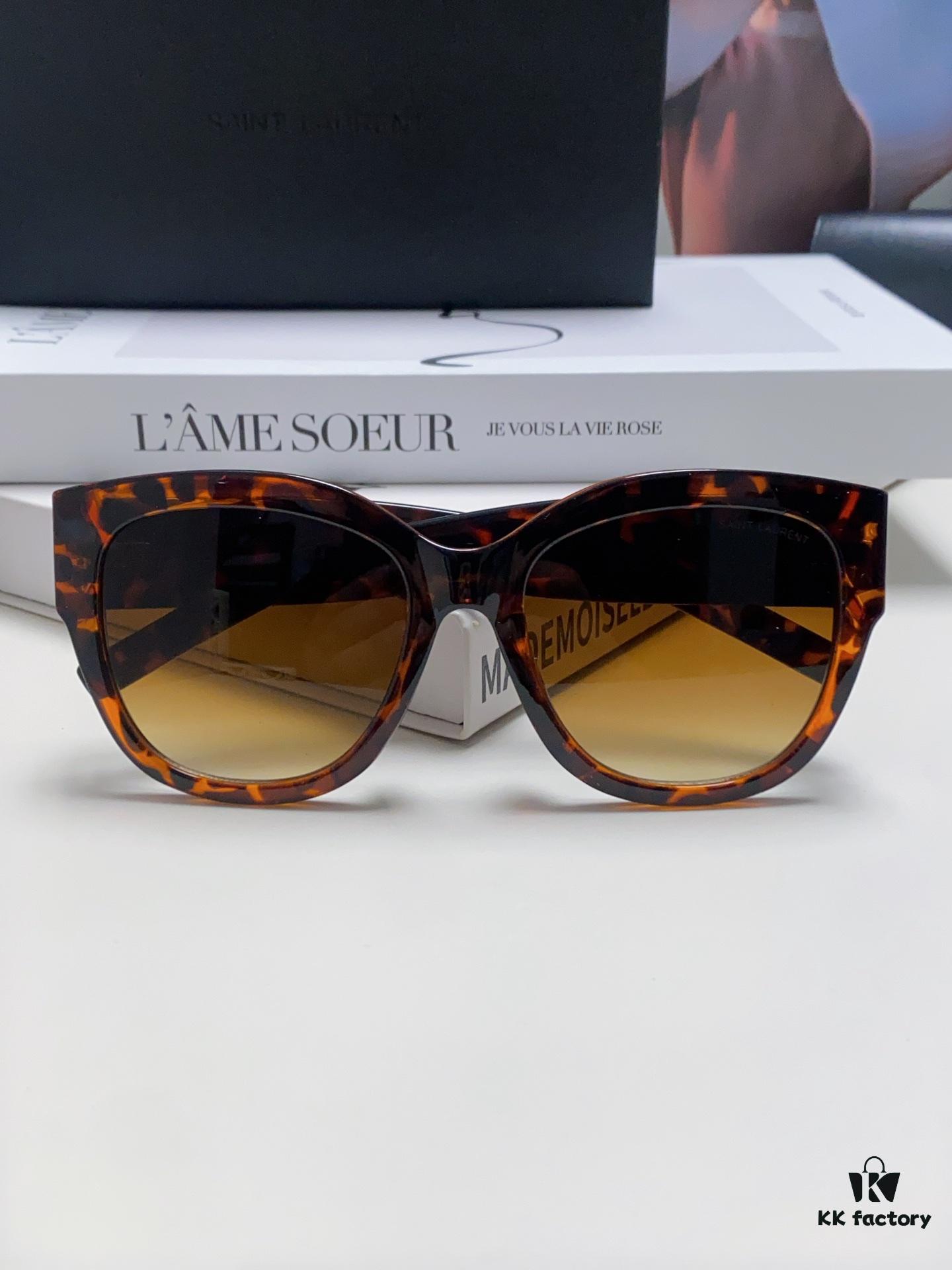 YSL Saint Laurent Unmissable Item, Faithful to Original Color, Visible Quality Difference, SL M95 Eyeglasses Sunglasses