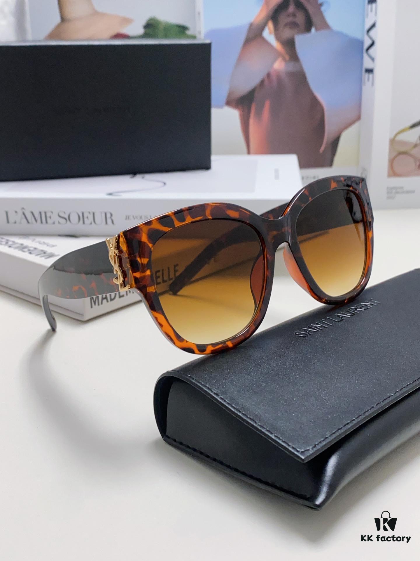 YSL Saint Laurent Unmissable Item, Faithful to Original Color, Visible Quality Difference, SL M95 Eyeglasses Sunglasses