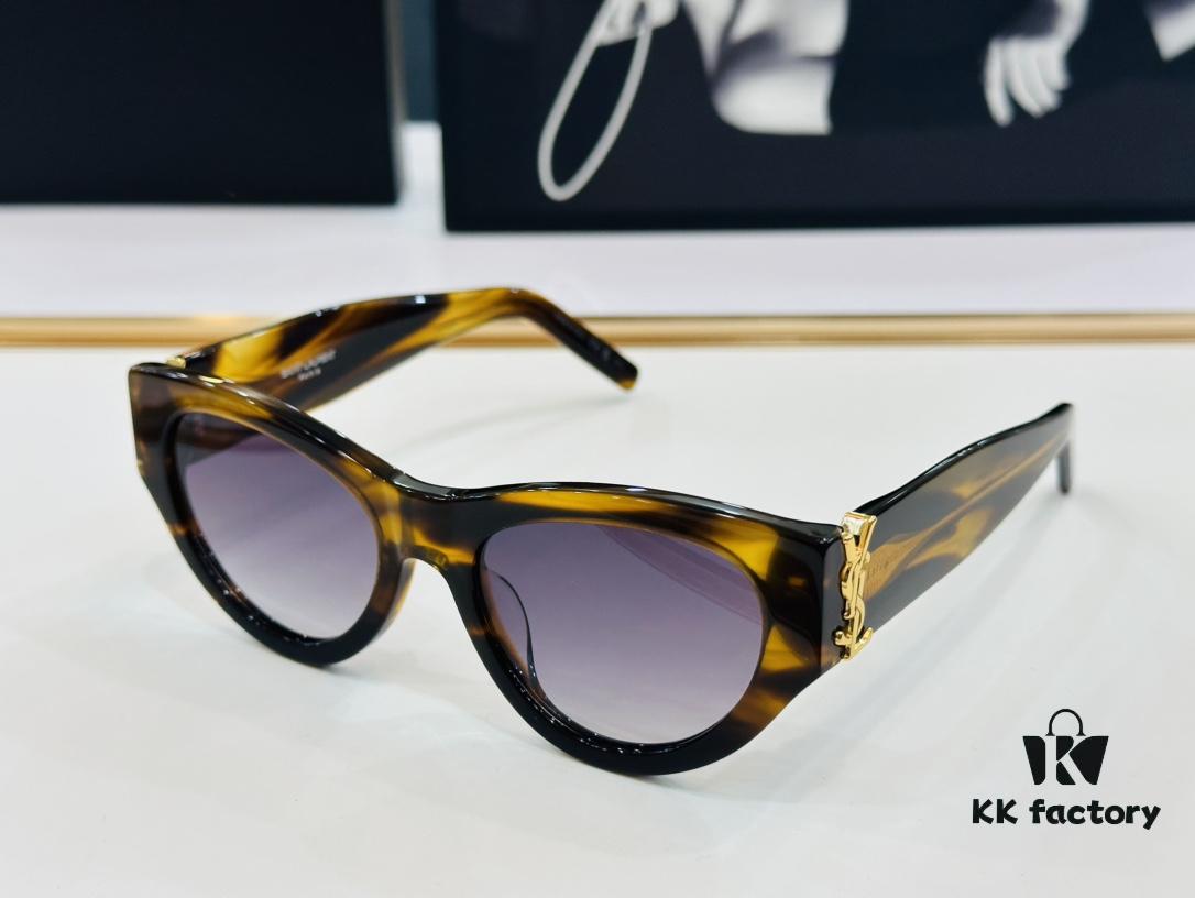 Influencer Hit Saint Laurent 💫SLM94💫 Size: 53□20-145 Acetate Frame Design, Worn by Top Influencers, Full of Presence, Premium B-Class Quality, Eyeglasses Sunglasses
