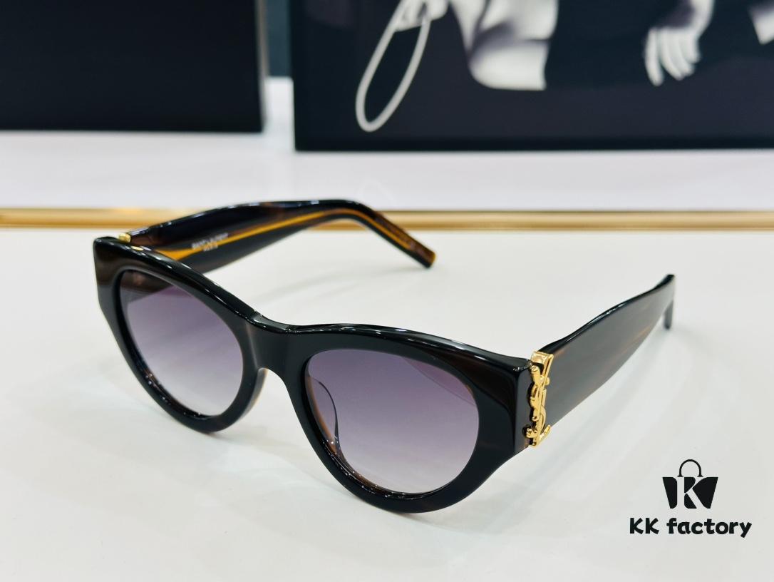 Influencer Hit Saint Laurent 💫SLM94💫 Size: 53□20-145 Acetate Frame Design, Worn by Top Influencers, Full of Presence, Premium B-Class Quality, Eyeglasses Sunglasses