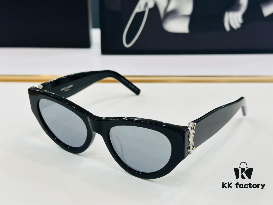 Influencer Hit Saint Laurent 💫SLM94💫 Size: 53□20-145 Acetate Frame Design, Worn by Top Influencers, Full of Presence, Premium B-Class Quality, Eyeglasses Sunglasses