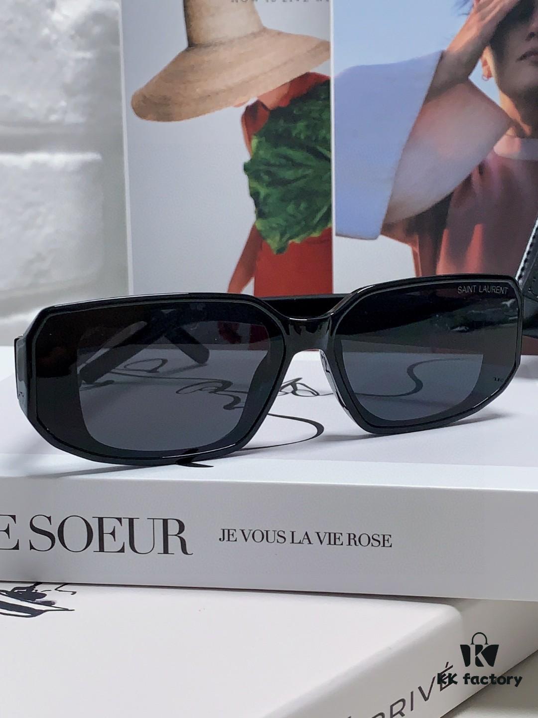 YSL Saint Laurent Women's Cat-Eye Fashion Sports Blue Light Blocking Sunglasses