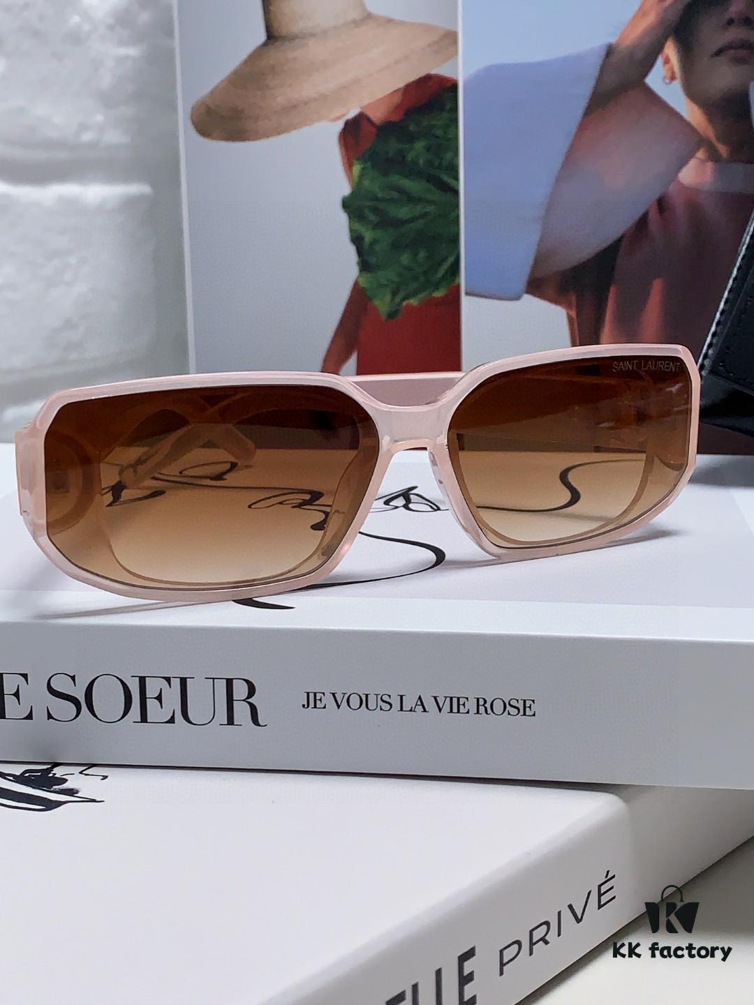 YSL / Saint Laurent Women's Cat-Eye Fashion Sports Blue Light Blocking Sunglasses