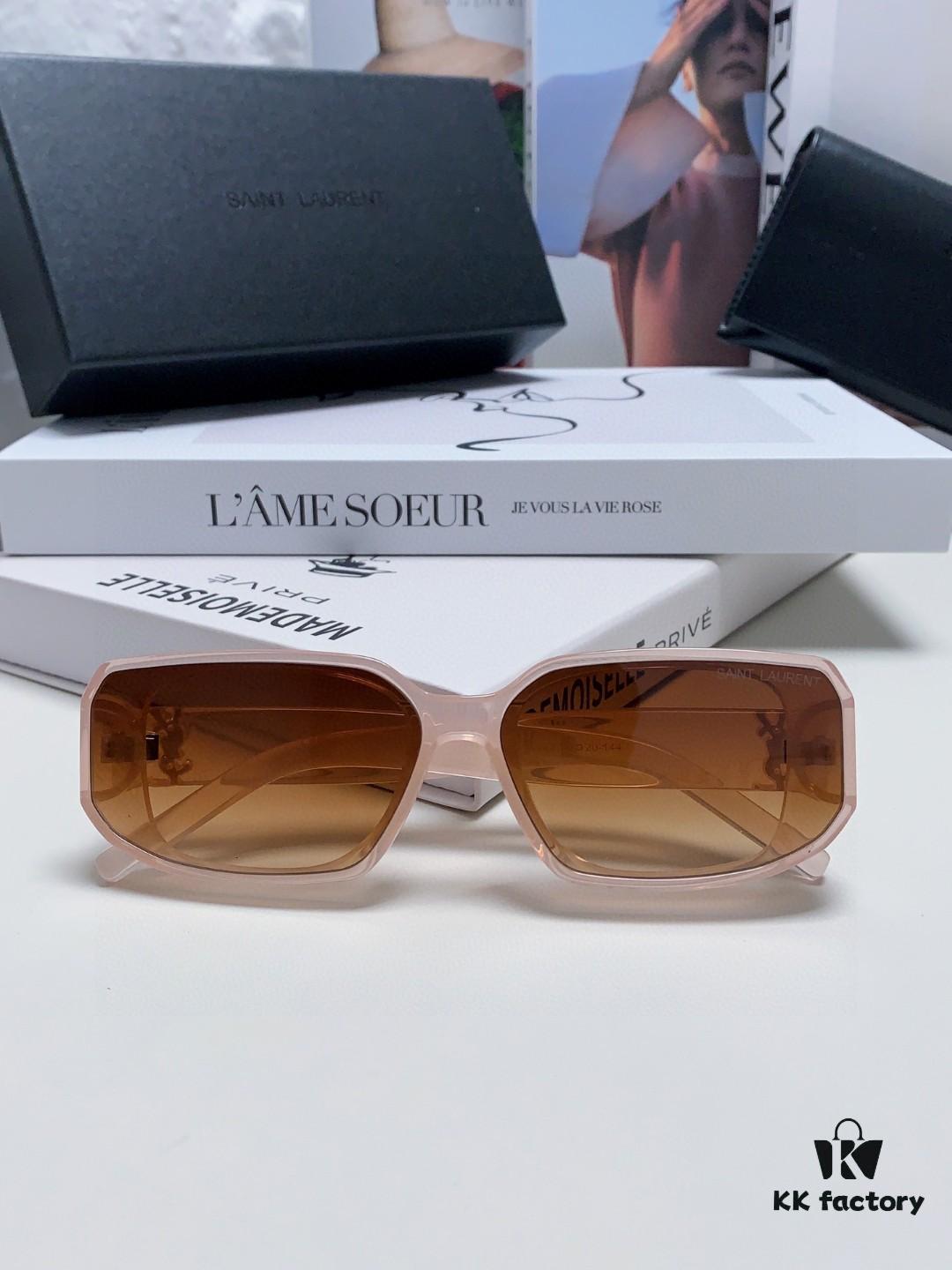 YSL / Saint Laurent Women's Cat-Eye Fashion Sports Blue Light Blocking Sunglasses