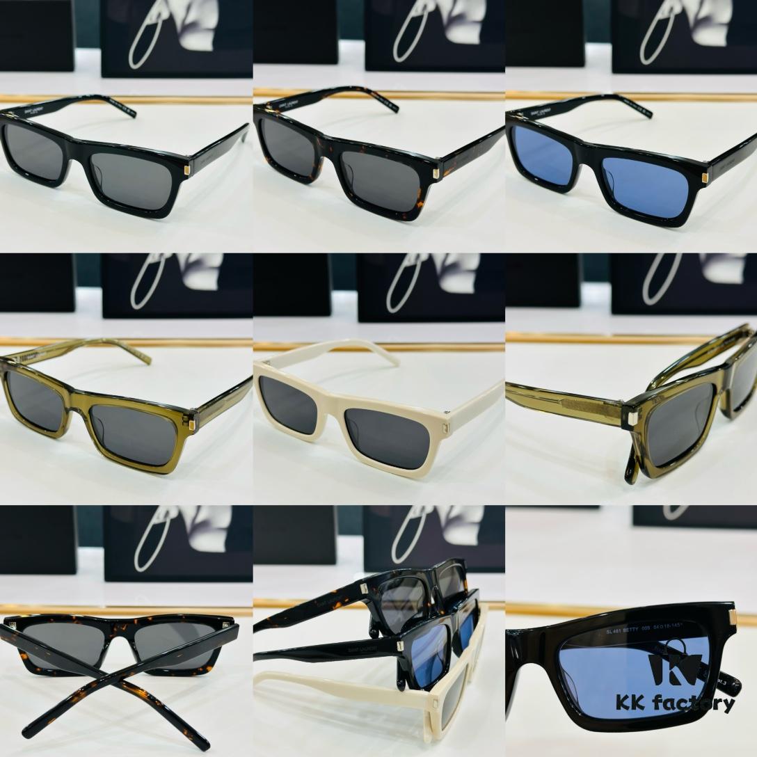 New YSL SL461 Square Sunglasses 🍎 SL 🍎 Size: 54-18-145, New Arrival, Versatile Style, Premium Craftsmanship