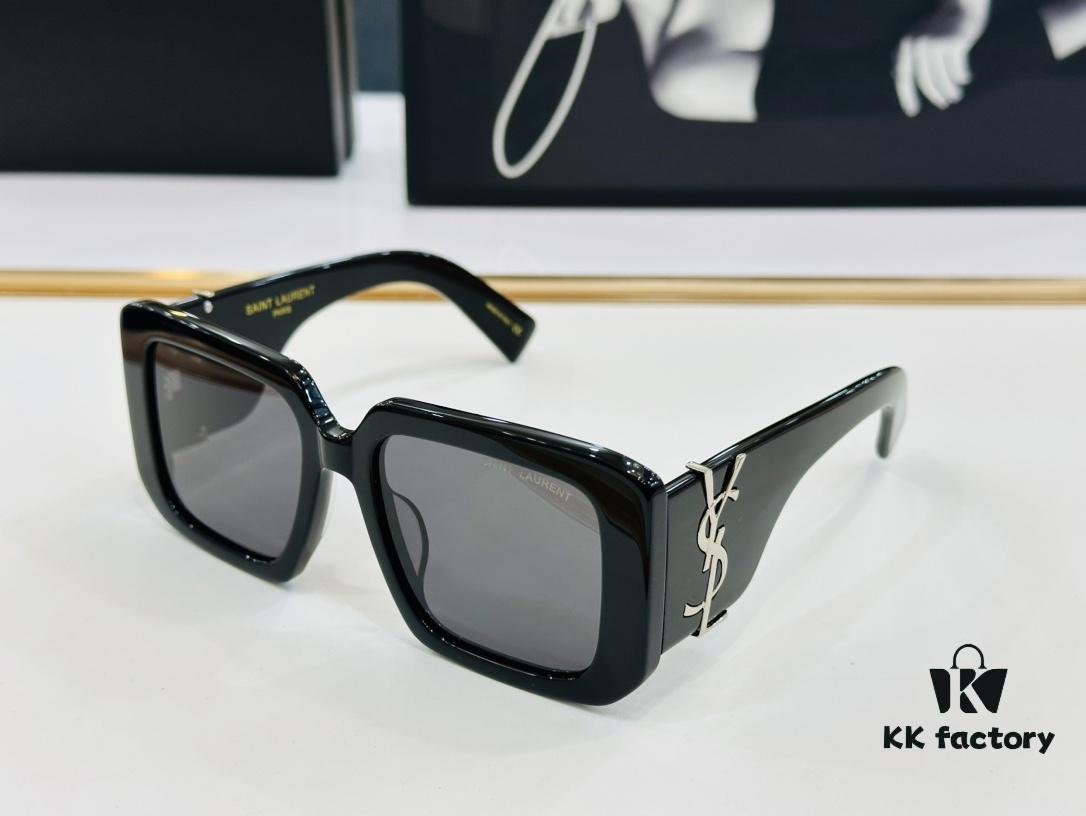 Influencer Hit Yves Saint Laurent 💫 SL M120 💫 Size: 53-19-140 Acetate Frame Design Playful and Sweet with Excellent Quality Sunglasses