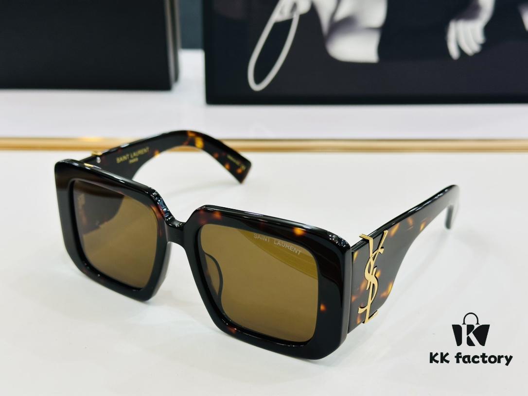 Influencer Hit Yves Saint Laurent 💫 SL M120 💫 Size: 53-19-140 Acetate Frame Design Playful and Sweet with Excellent Quality Sunglasses