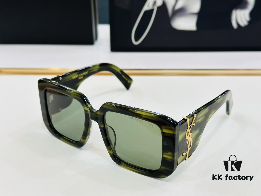 Influencer Hit Yves Saint Laurent 💫 SL M120 💫 Size: 53-19-140 Acetate Frame Design Playful and Sweet with Excellent Quality Sunglasses