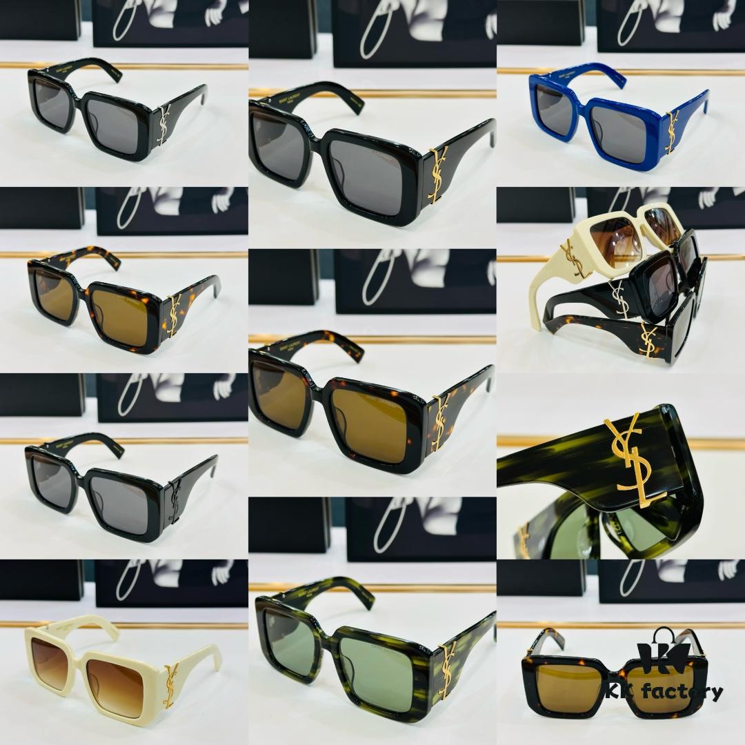 Influencer Hit Yves Saint Laurent 💫 SL M120 💫 Size: 53-19-140 Acetate Frame Design Playful and Sweet with Excellent Quality Sunglasses