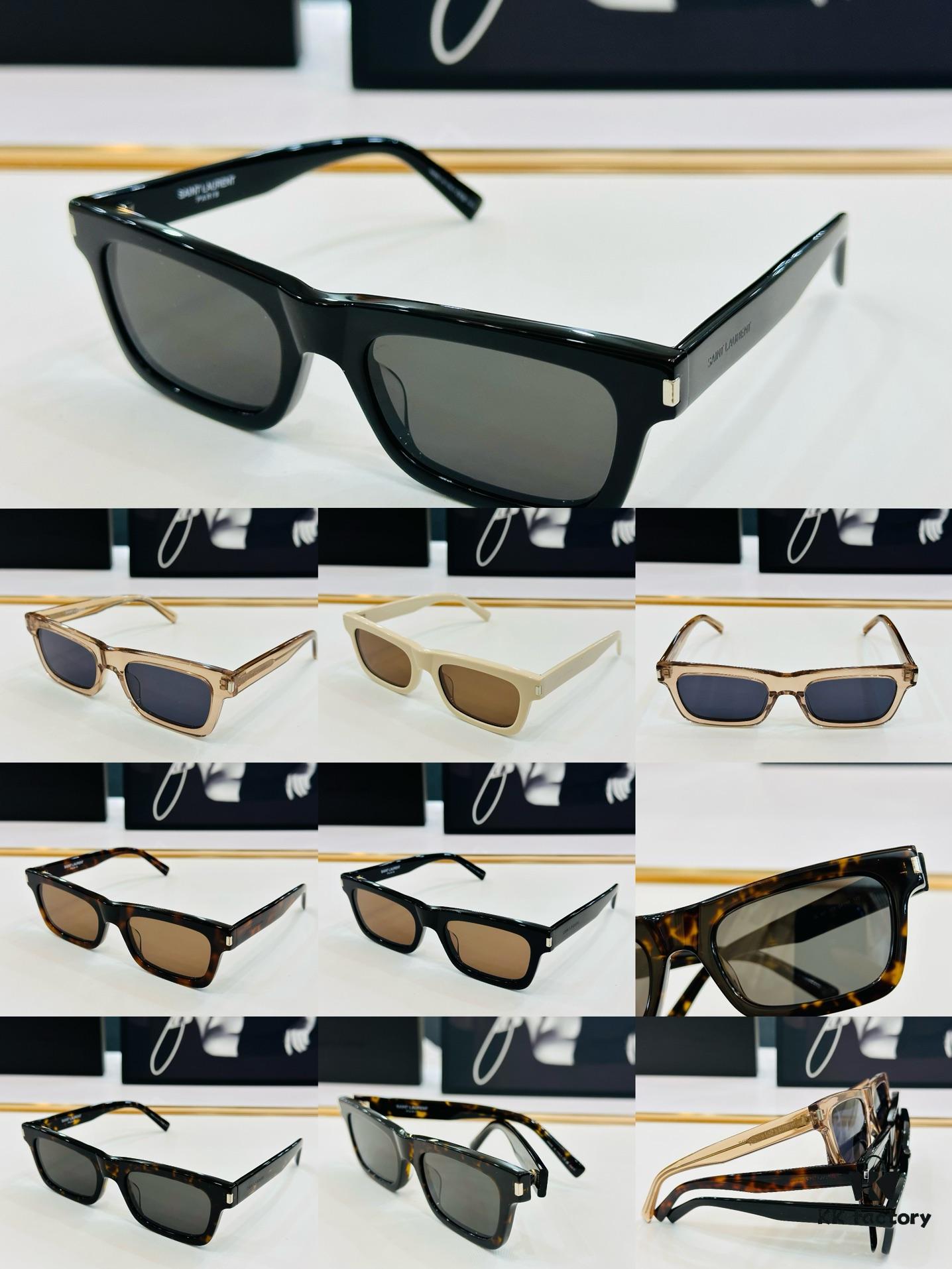 New YSL SL461 Square Sunglasses 🍎 SL 🍎 Size: 54-18-145, New Arrival, Versatile Style, Fine Craftsmanship