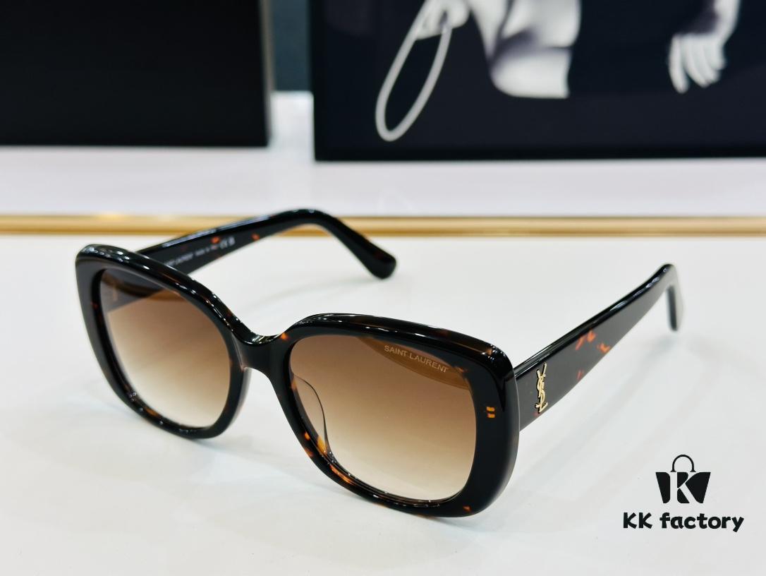 New YSL Saint Laurent Square Sunglasses 🍎 SLM151 🍎 Size: 54□20-145, New Arrival, Versatile Style, Precise Craftsmanship
