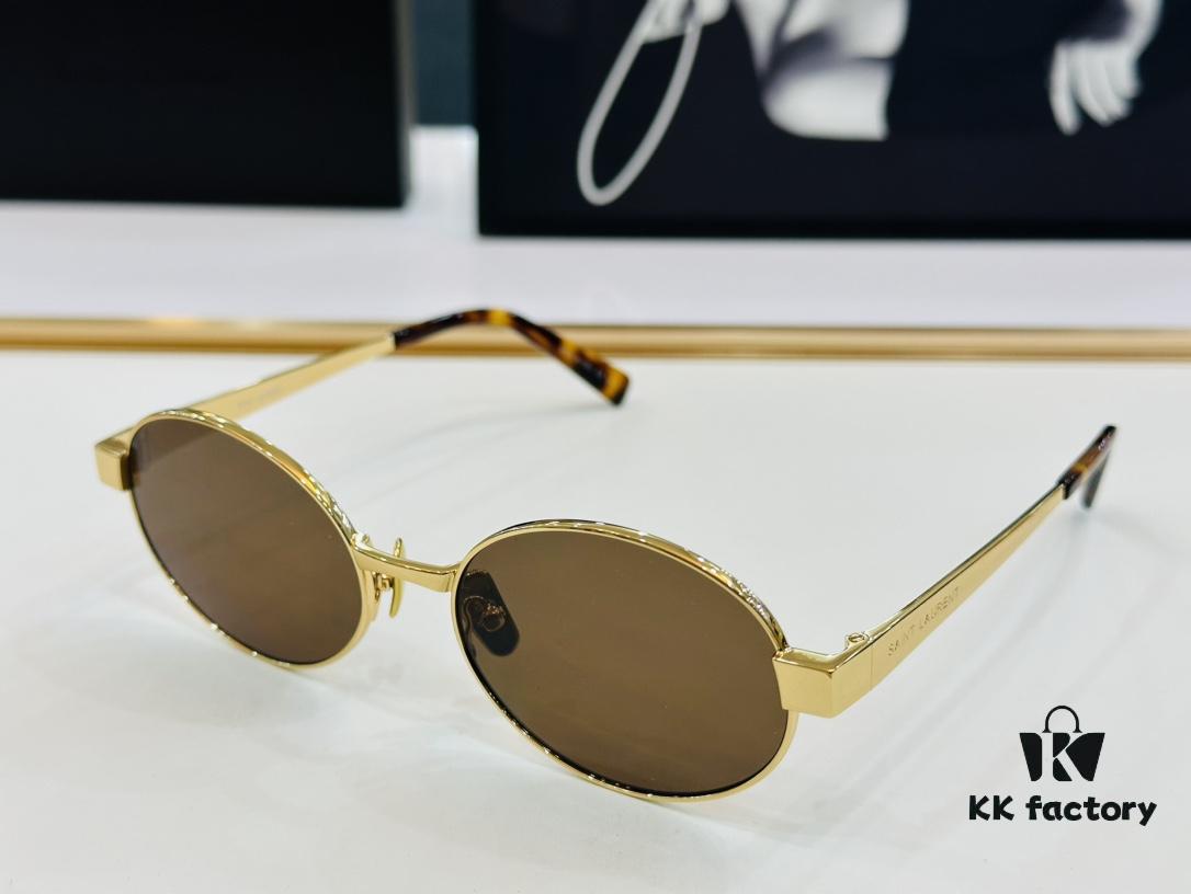 Influencer Hit Yves Saint Laurent 💫 SL792 💫 Size: 55□19-145 Metal Frame Design QD Playful and Sweet, Excellent Texture Sunglasses Eyewear