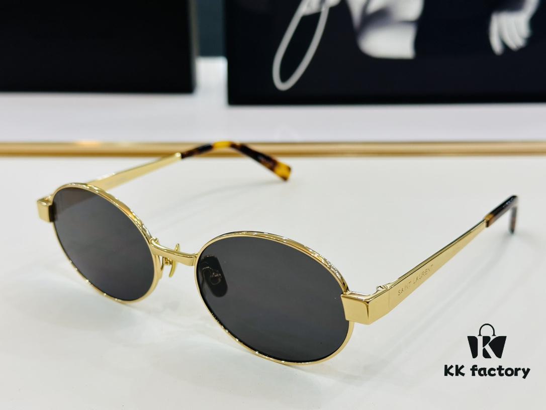 Influencer Hit Yves Saint Laurent 💫 SL792 💫 Size: 55□19-145 Metal Frame Design QD Playful and Sweet, Excellent Texture Sunglasses Eyewear