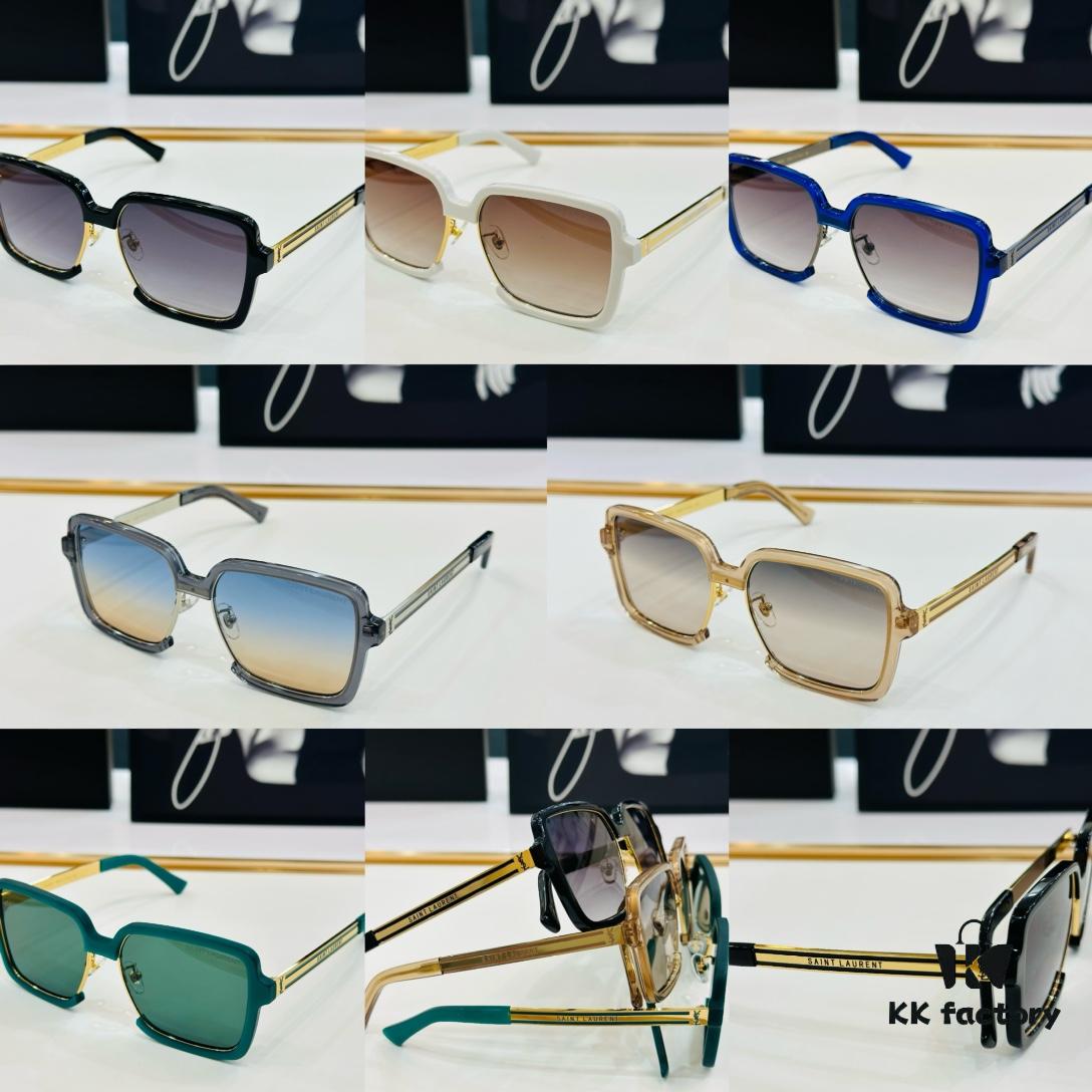 Influencer Hit Yves Saint Laurent 💫 SL221 💫 Size: 44□16-143 Metal Frame Design Playful and Sweet High-Quality Sunglasses