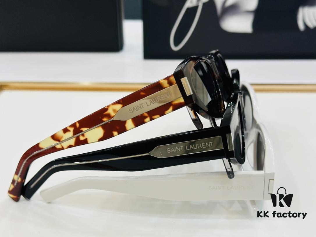 New YSL Saint Laurent Square Sunglasses 🍎 SL618 🍎 Size: 55-20-145, New Arrival, Versatile Style, Precise Craftsmanship