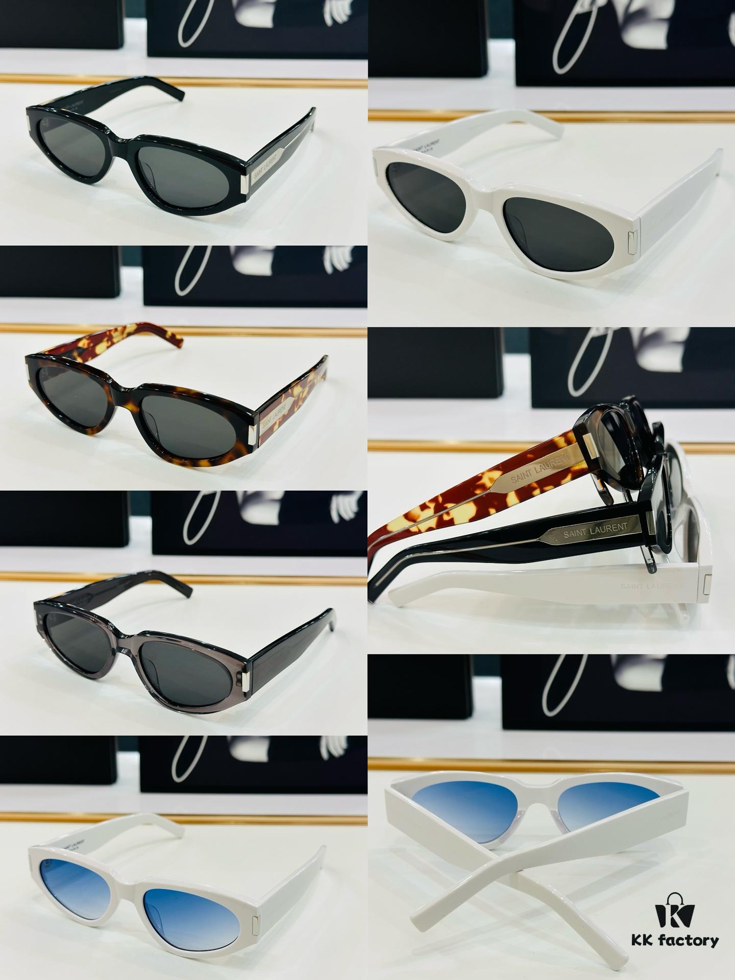New YSL Saint Laurent Square Sunglasses 🍎 SL618 🍎 Size: 55-20-145, New Arrival, Versatile Style, Precise Craftsmanship