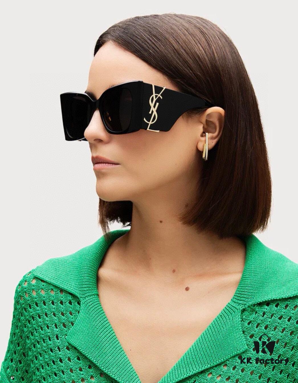 Saint Laurent 💫SL M119 💫 Size: 55□18-140 Acetate Frame Design, Favored by Influencers, Full of Presence with Premium CC Texture