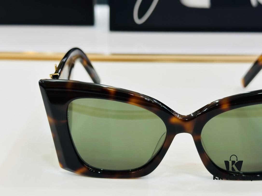 Saint Laurent 💫SL M119 💫 Size: 55□18-140 Acetate Frame Design, Favored by Influencers, Full of Presence with Premium CC Texture