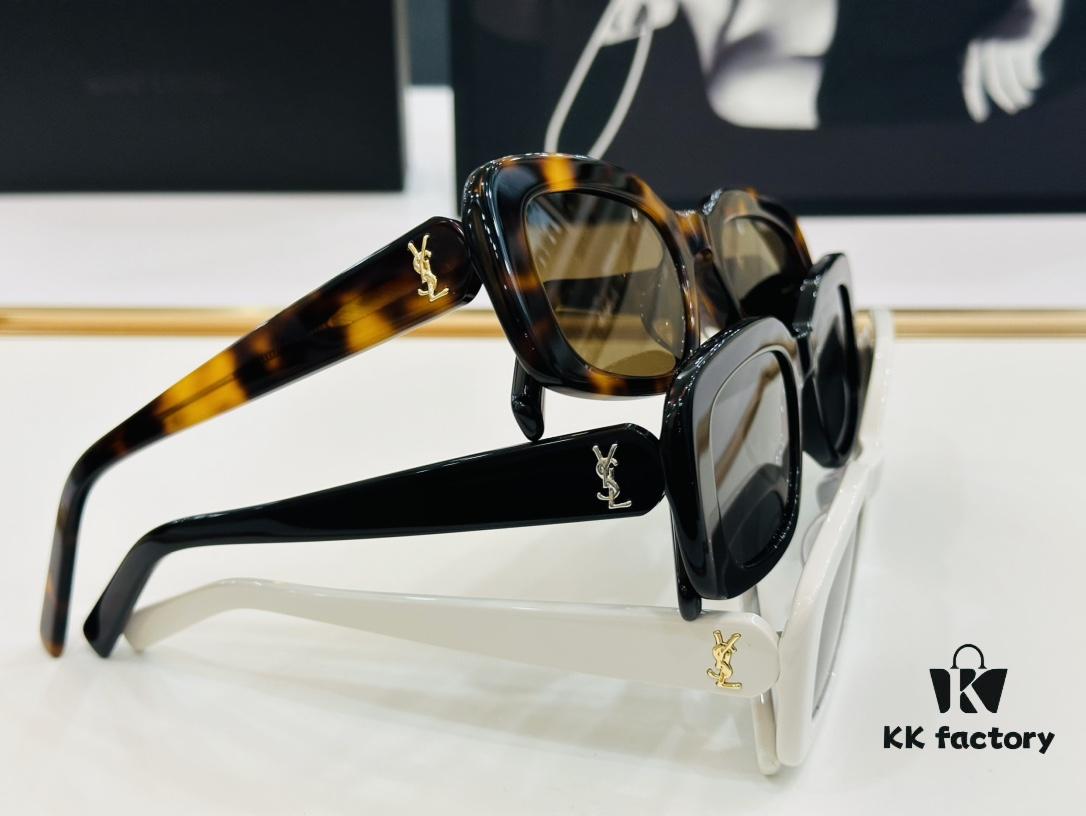 Viral Hit Yves Saint Laurent 💫 SLM130 💫 Size: 53□21-145 Acetate Frame Design, Worn by Influencers, Full of Presence, Premium L-Grade Quality, Eyeglasses Sunglasses