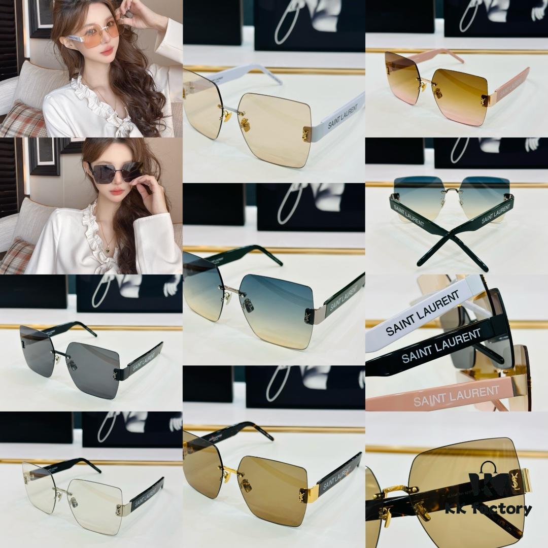 Trendy Bestseller Saint Laurent 💫SL514F 💫 Size: 62□15-140 Metal Frame Design 3 Stylish Chic Sunglasses with Playful and Sweet Aesthetic, Excellent Quality