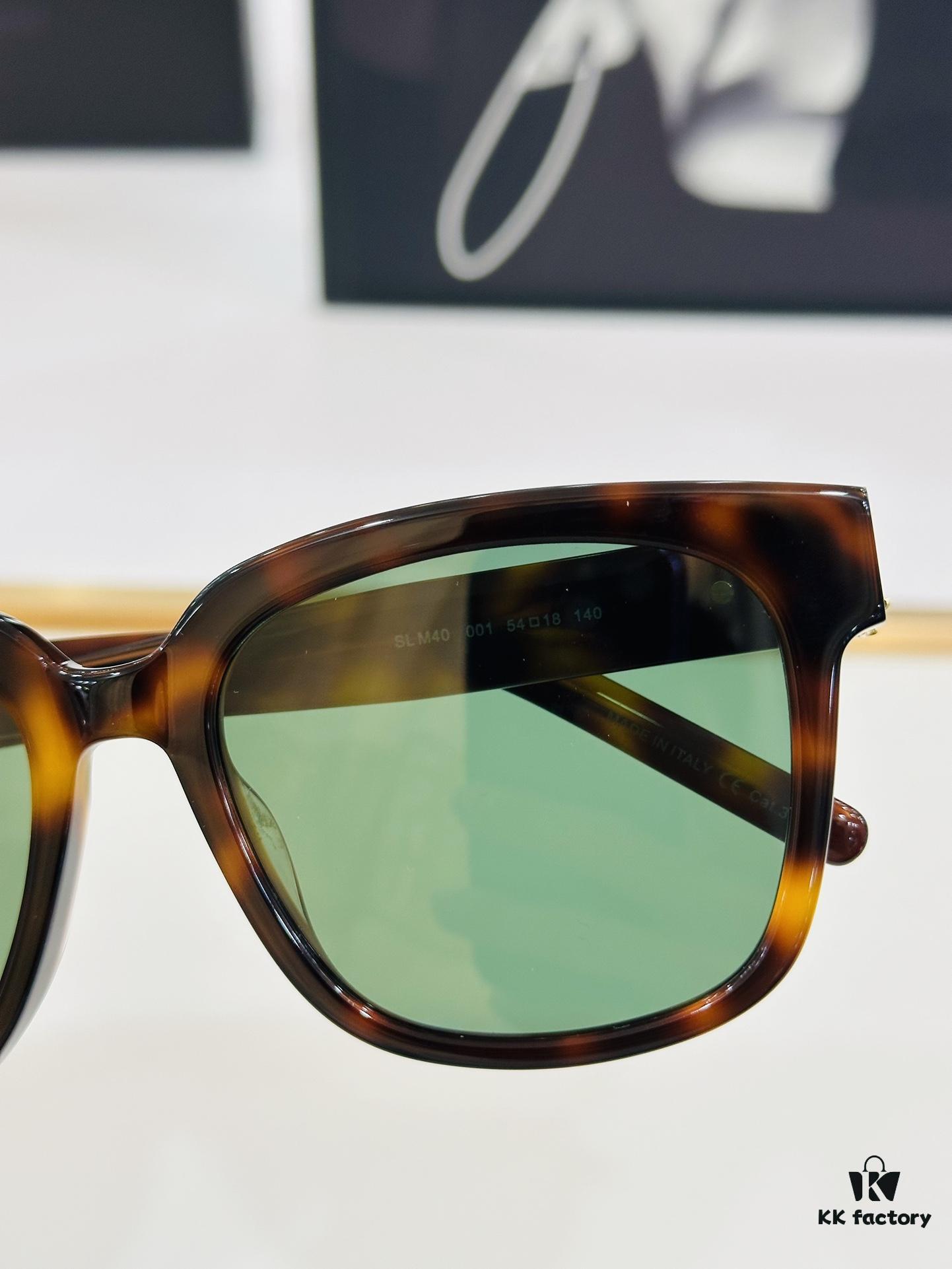 Influencer Hit Yves Saint Laurent 💫 SLM40 💫 Size: 54□18-140 Acetate Frame Design, Worn by Top Influencers, Full of Presence, Premium L-Grade Quality, Eyeglasses Sunglasses