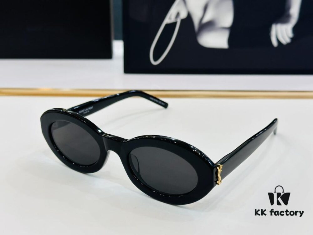 Viral Bestseller Saint Laurent 💫SLM136💫 Size: 52-22-140 Acetate Frame Design Worn by Influencers, Full of Presence, Premium L Quality