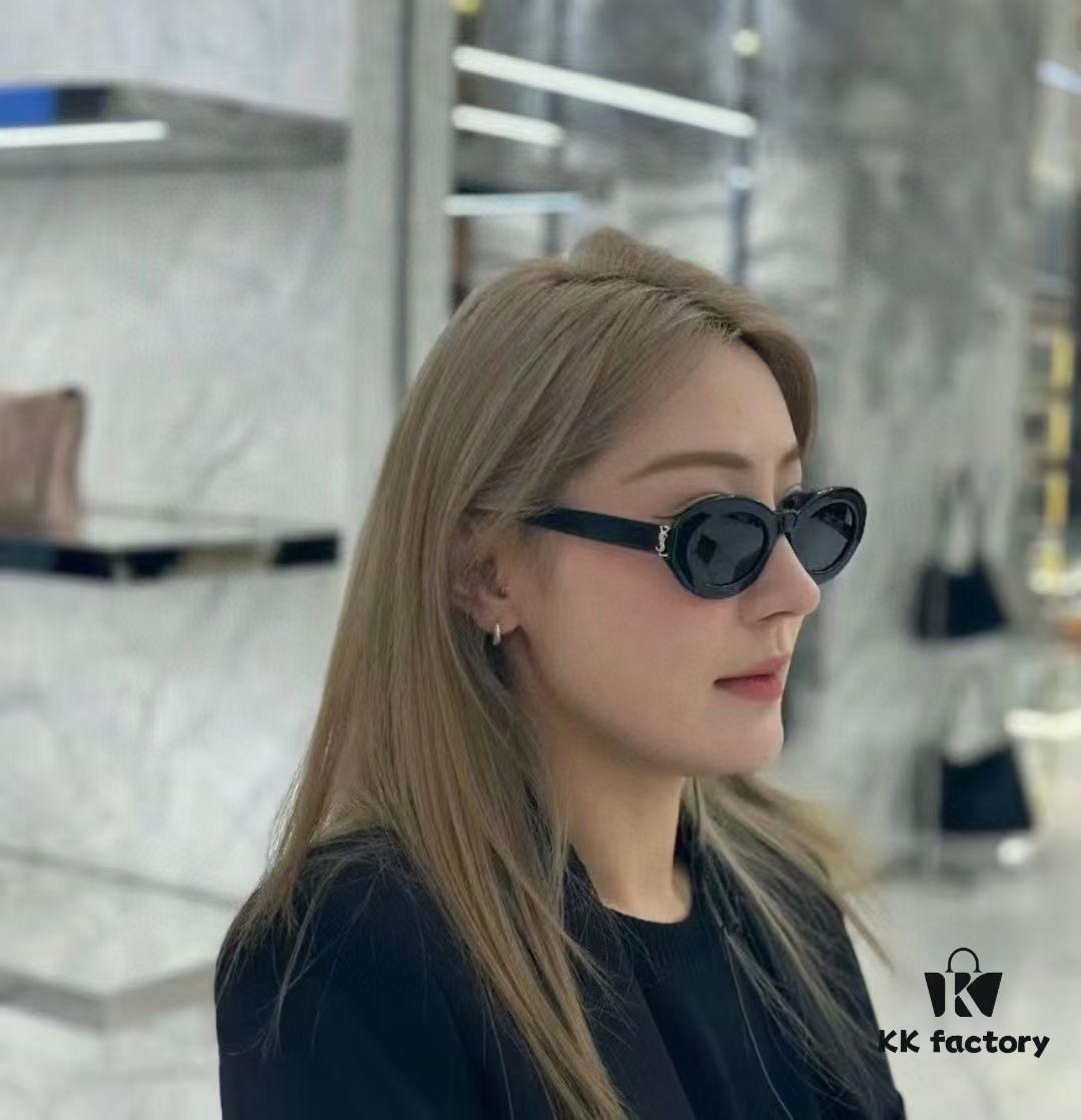 Viral Bestseller Saint Laurent 💫SLM136💫 Size: 52-22-140 Acetate Frame Design Worn by Influencers, Full of Presence, Premium L Quality