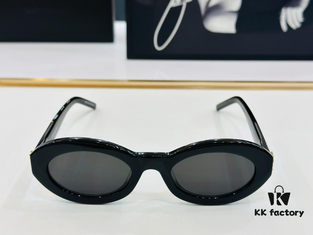 Viral Bestseller Saint Laurent 💫SLM136💫 Size: 52-22-140 Acetate Frame Design Worn by Influencers, Full of Presence, Premium L Quality