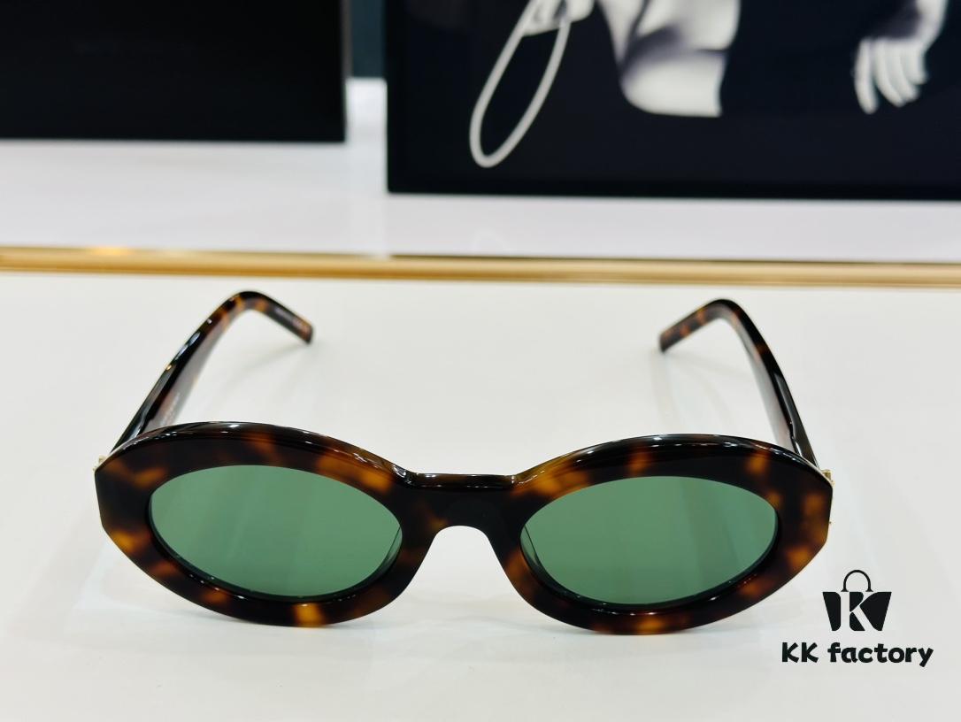 Viral Bestseller Saint Laurent 💫SLM136💫 Size: 52-22-140 Acetate Frame Design Worn by Influencers, Full of Presence, Premium L Quality