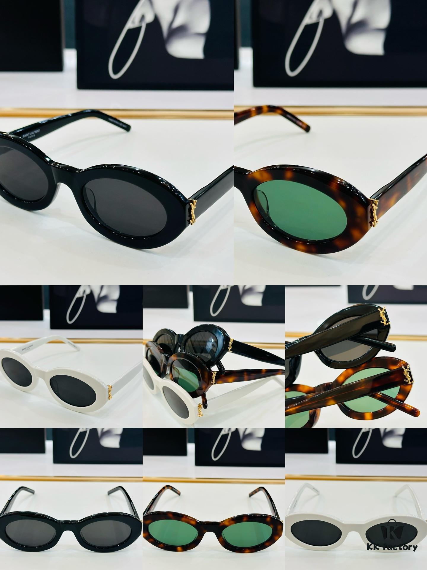 Viral Bestseller Saint Laurent 💫SLM136💫 Size: 52-22-140 Acetate Frame Design Worn by Influencers, Full of Presence, Premium L Quality