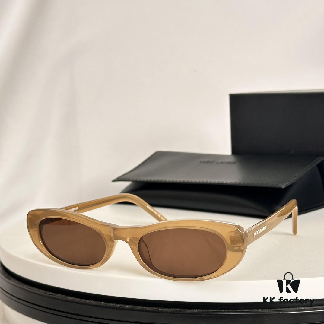 Authentic 2023 Newest Style Versatile Simple Design SAINT LAUREN* Saint Laurent SL557 Size 52-22-145 Eyeglasses Sunglasses