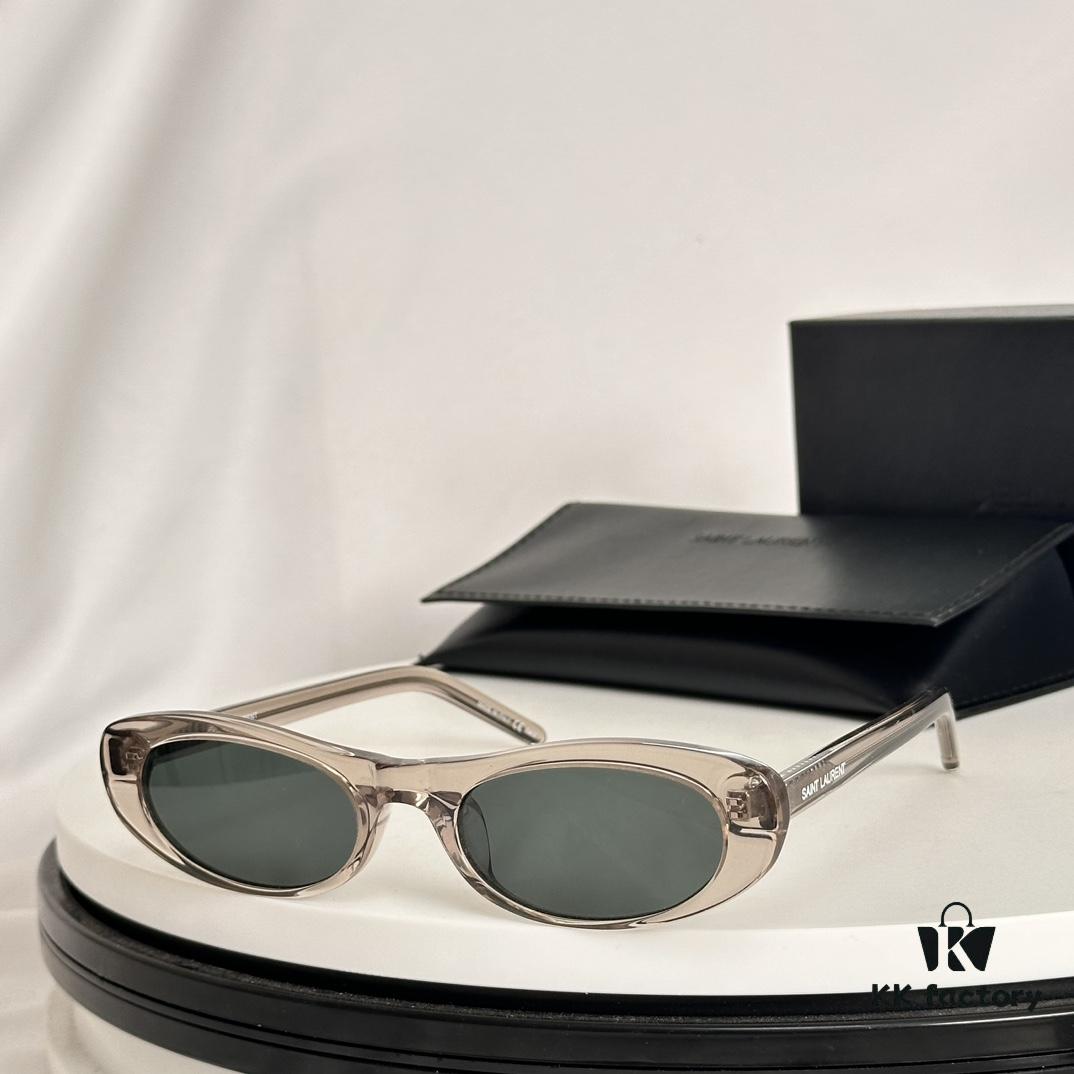 Authentic 2023 Newest Style Versatile Simple Design SAINT LAUREN* Saint Laurent SL557 Size 52-22-145 Eyeglasses Sunglasses