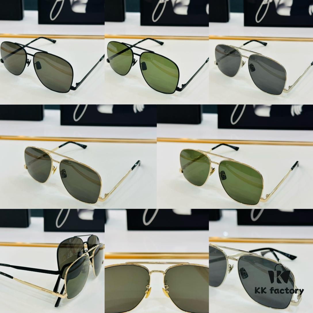 Viral Hit Yves Saint Laurent 💫SL 653/F💫 Size: 59□13-145 Metal Frame Design, Playful and Sweet Style with Excellent Quality, Eyeglasses Sunglasses