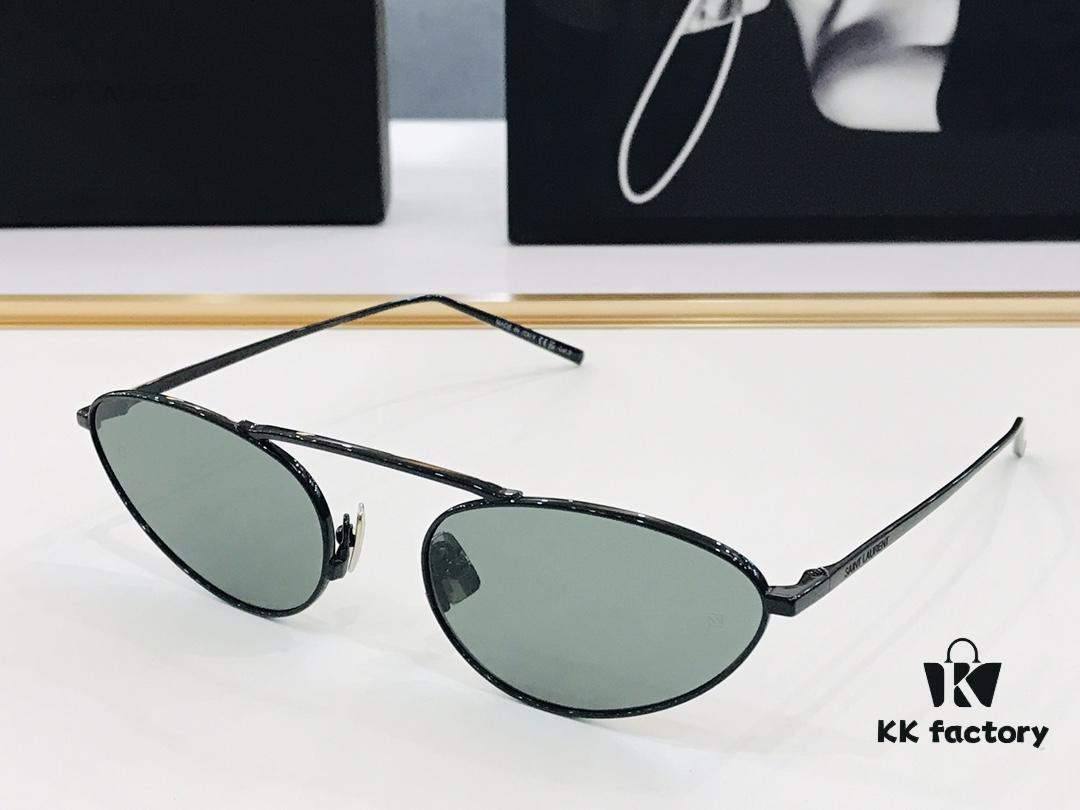 Influencer Popular YSL 💫 SL538 💫 Size: 58 □ 20-140 Metal Frame Design S Playful and Sweet with Premium Quality Sunglasses