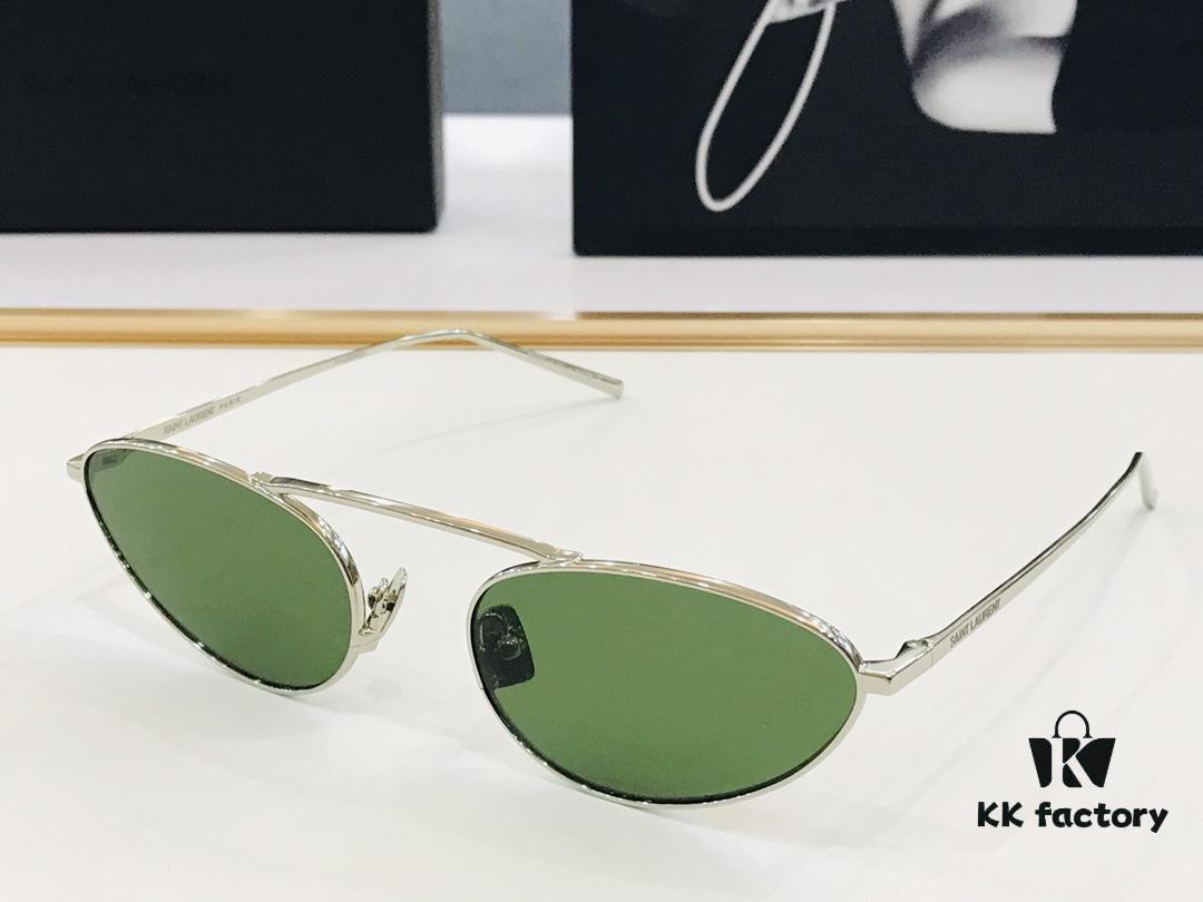 Influencer Popular YSL 💫 SL538 💫 Size: 58 □ 20-140 Metal Frame Design S Playful and Sweet with Premium Quality Sunglasses