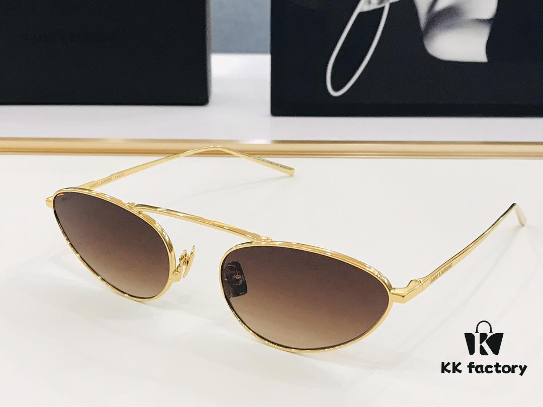 Influencer Popular YSL 💫 SL538 💫 Size: 58 □ 20-140 Metal Frame Design S Playful and Sweet with Premium Quality Sunglasses