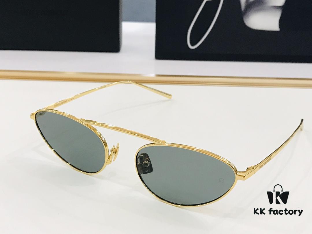 Influencer Popular YSL 💫 SL538 💫 Size: 58 □ 20-140 Metal Frame Design S Playful and Sweet with Premium Quality Sunglasses