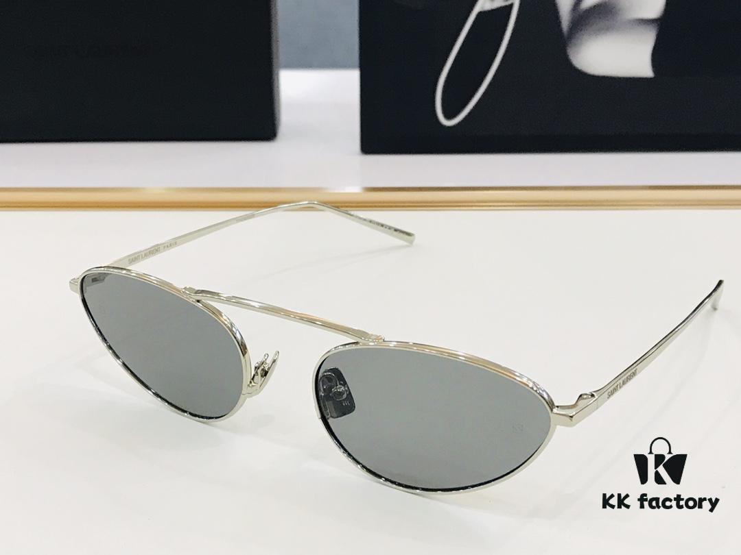 Influencer Popular YSL 💫 SL538 💫 Size: 58 □ 20-140 Metal Frame Design S Playful and Sweet with Premium Quality Sunglasses
