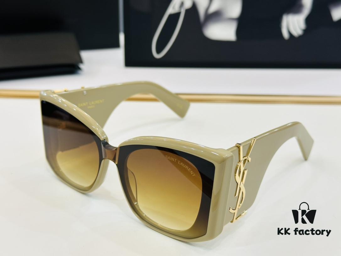 Influencer Popular YSL 💫 SL M241 💫 Size: 53-21-142 Acetate Frame Design XL Playful and Sweet Style, Excellent Quality Sunglasses Eyewear