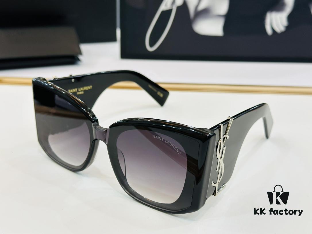 Influencer Popular YSL 💫 SL M241 💫 Size: 53-21-142 Acetate Frame Design XL Playful and Sweet Style, Excellent Quality Sunglasses Eyewear