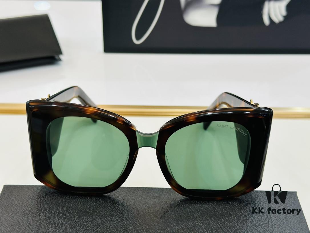 Influencer Popular YSL 💫 SL M241 💫 Size: 53-21-142 Acetate Frame Design XL Playful and Sweet Style, Excellent Quality Sunglasses Eyewear