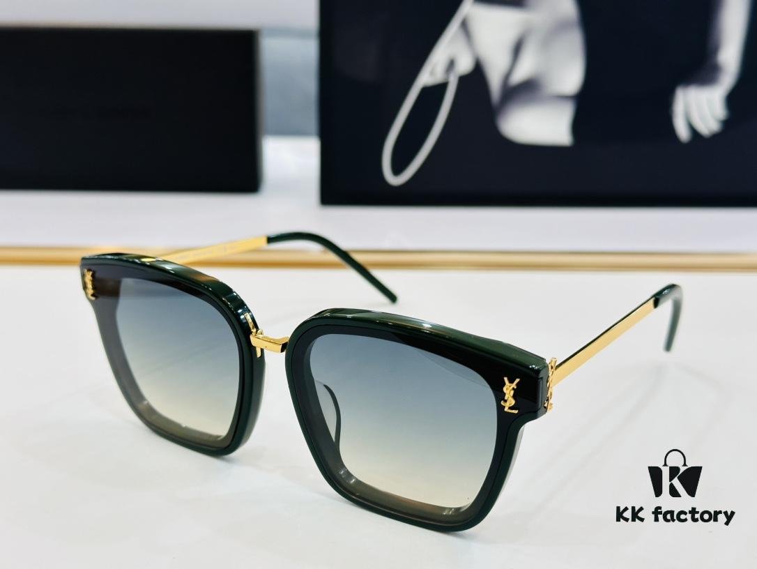 Viral Hit Yves Saint Laurent 💫SL321💫 Size: 64□15-145 Metal Frame Design 3 Playful and Sweet with Excellent Texture Sunglasses