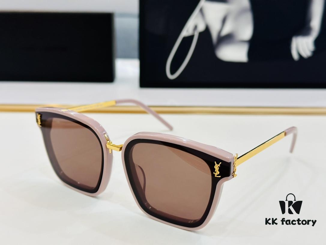 Viral Hit Yves Saint Laurent 💫SL321💫 Size: 64□15-145 Metal Frame Design 3 Playful and Sweet with Excellent Texture Sunglasses