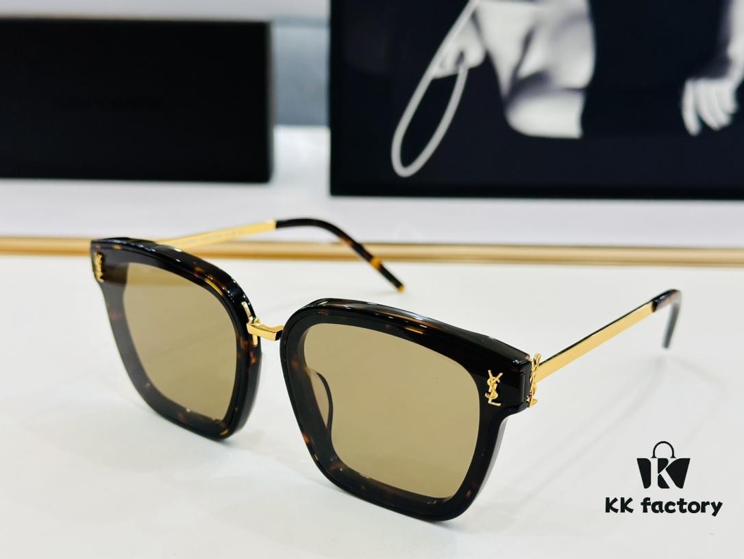 Viral Hit Yves Saint Laurent 💫SL321💫 Size: 64□15-145 Metal Frame Design 3 Playful and Sweet with Excellent Texture Sunglasses