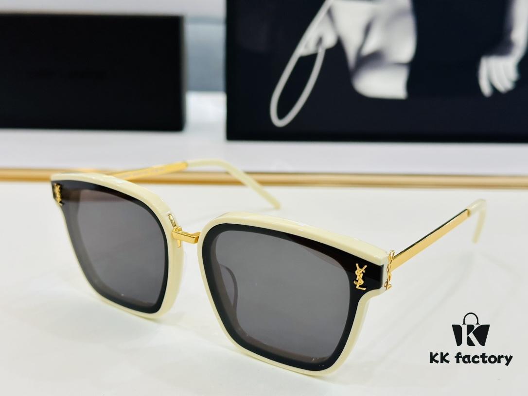 Viral Hit Yves Saint Laurent 💫SL321💫 Size: 64□15-145 Metal Frame Design 3 Playful and Sweet with Excellent Texture Sunglasses