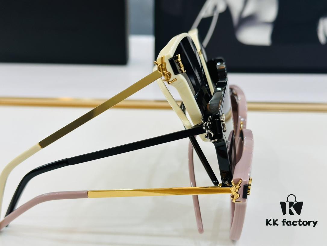Viral Hit Yves Saint Laurent 💫SL321💫 Size: 64□15-145 Metal Frame Design 3 Playful and Sweet with Excellent Texture Sunglasses
