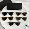Factory Direct Sale Saint Laurent New Spring Summer Sunglasses, Ultra-Light Thin-Framed Alloy Small Glasses, Polygonal Design, Stylish and Unique